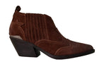 Stivaletto texano Liu-Jo ankle boot Austin 04 suede chocolate D27LJ27 4B7001 PX002 S1815