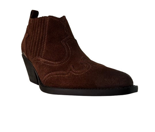 Stivaletto texano Liu-Jo ankle boot Austin 04 suede chocolate D27LJ27 4B7001 PX002 S1815