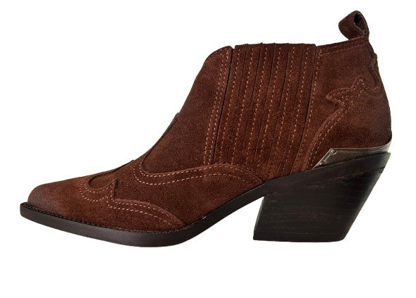 Stivaletto texano Liu-Jo ankle boot Austin 04 suede chocolate D27LJ27 4B7001 PX002 S1815