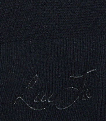 Sciarpa Liu Jo con logo ricamato nero C27LJ07 TF6269 MS75L 22222