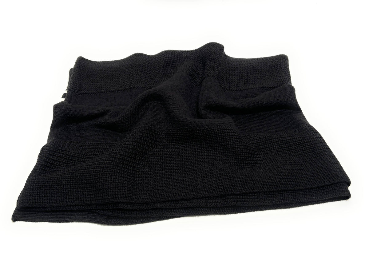 Sciarpa donna Liu Jo in maglia nero C27LJ01 TF6234 MA22S A3521