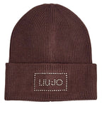 Berretto Liu jo beanie con logo testa di moro C27LJ21 2F6022 MA38S 00533