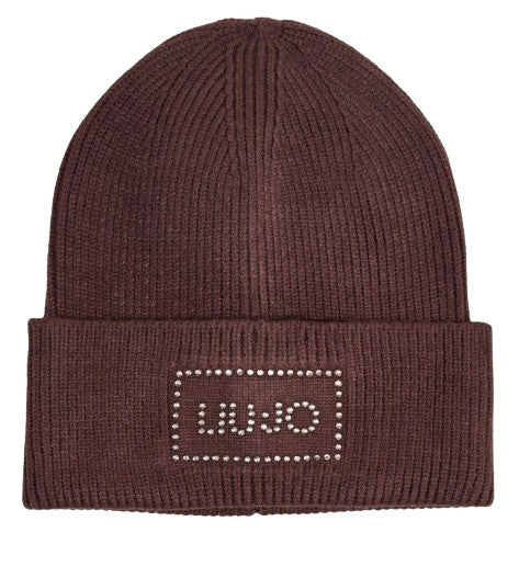 Berretto Liu jo beanie con logo testa di moro C27LJ21 2F6022 MA38S 00533