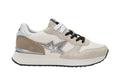 Sneaker donna Sun68 Stargirl strass logo 31 bianco panna D27SU16 Z46223
