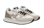Sneaker donna Sun68 Stargirl strass logo 31 bianco panna D27SU16 Z46223