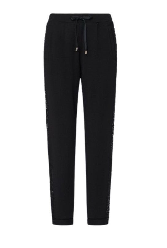 Pantalone donna Liu Jo in felpa nero E27LJ36 TF6143 FS576 D3063