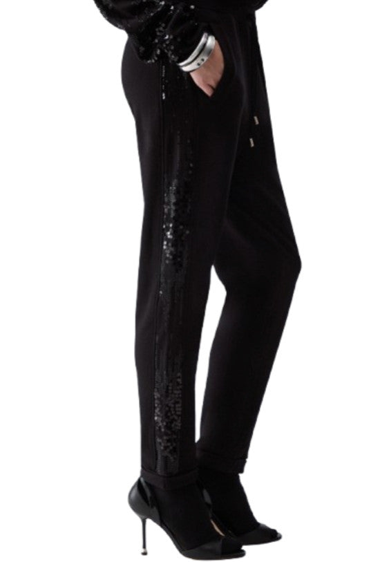 Pantalone donna Liu Jo in felpa nero E27LJ36 TF6143 FS576 D3063