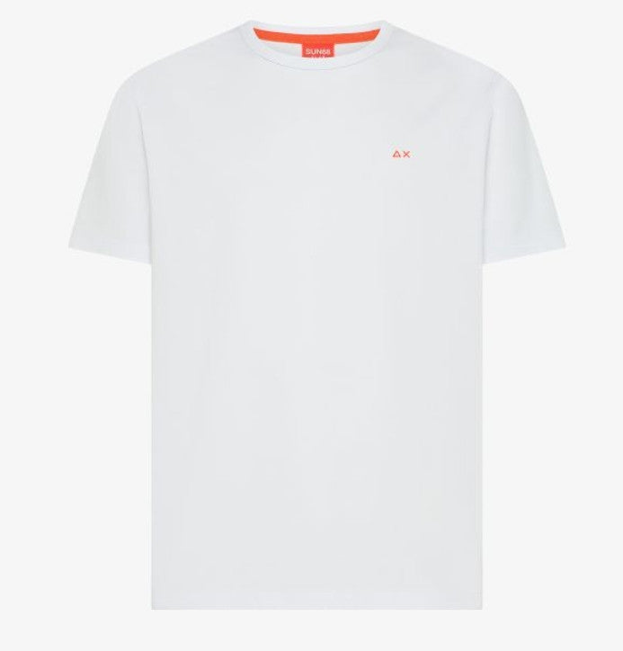 T-shirt jersey uomo Sun68 club 01 bianco E27SU05 T46500