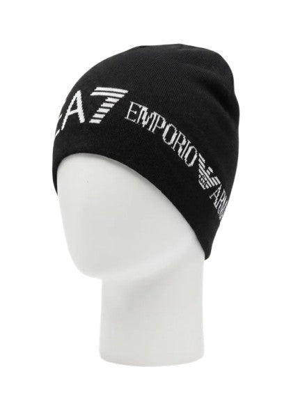 Berretto EA7 Emporio Armani beanie black/white C27EA06 7X000913 AF11994 MC001