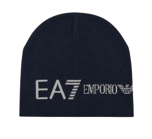 Berretto EA7 Emporio Armani beanie armani blu/white C27EA07 7X000913 AF11994 MB005