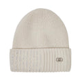 Berretto Liu jo beanie con applicazioni e logo burro C27LJ42 2F6027 MAA06 00192
