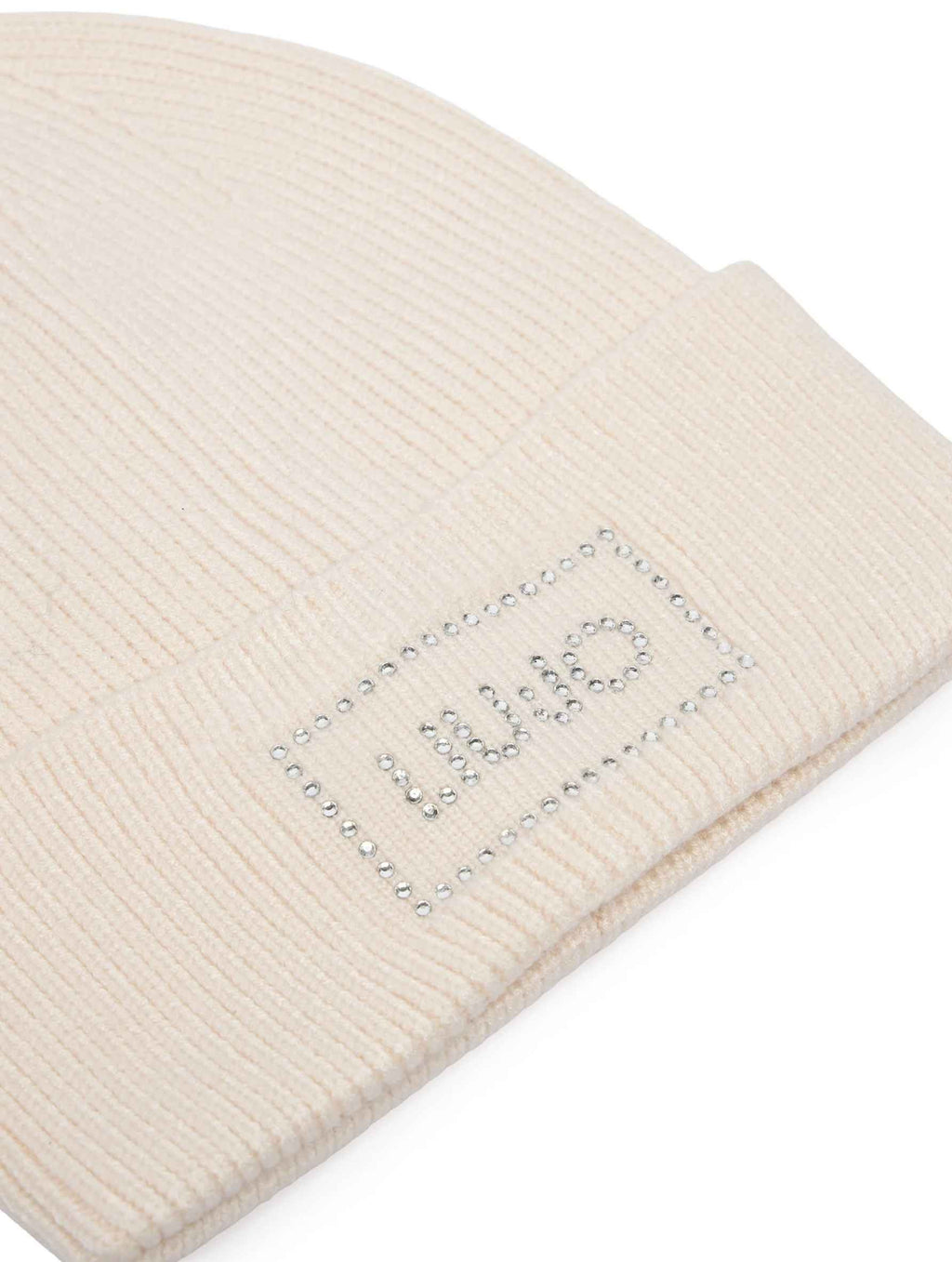 Berretto Liu jo beanie con logo burro C27LJ43 2F6022 MA38S 00192