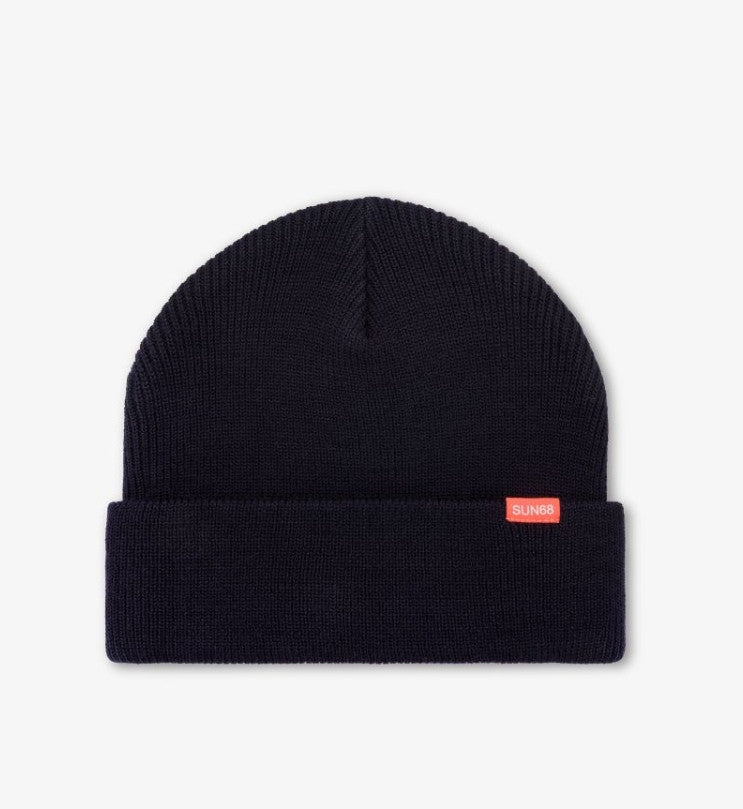 Berretto SUN 68  beanie BLU NAVY MAN C27SU03 C46500 07