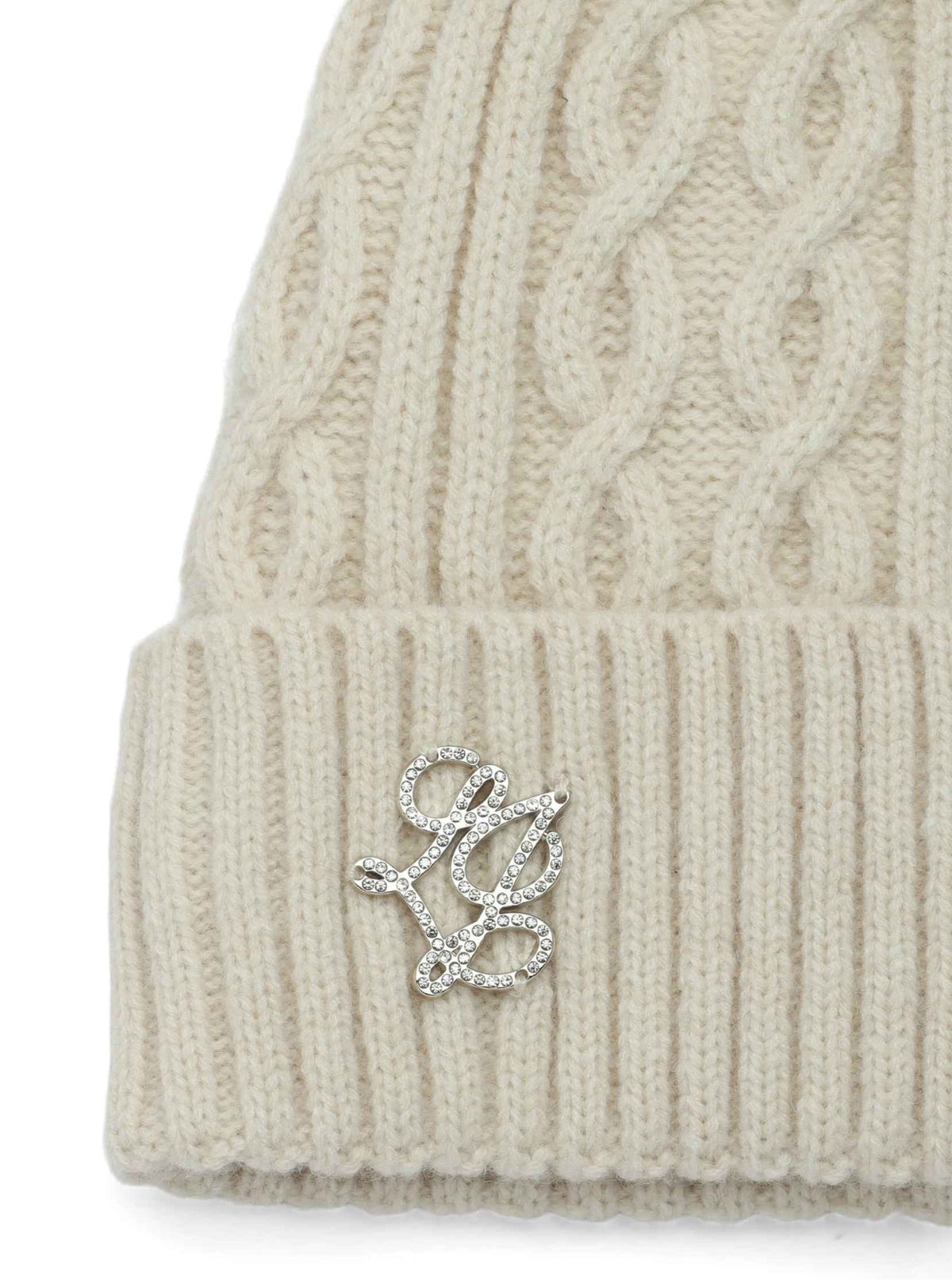 Berretto Liu jo beanie a maglia burro C27LJ50 2F6008 MA33S 00192