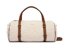 Borsa donna Guess hobo Taylor mini barrel Satchel white/cognac B27GU187 WS232576