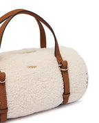 Borsa donna Guess hobo Taylor mini barrel Satchel white/cognac B27GU187 WS232576