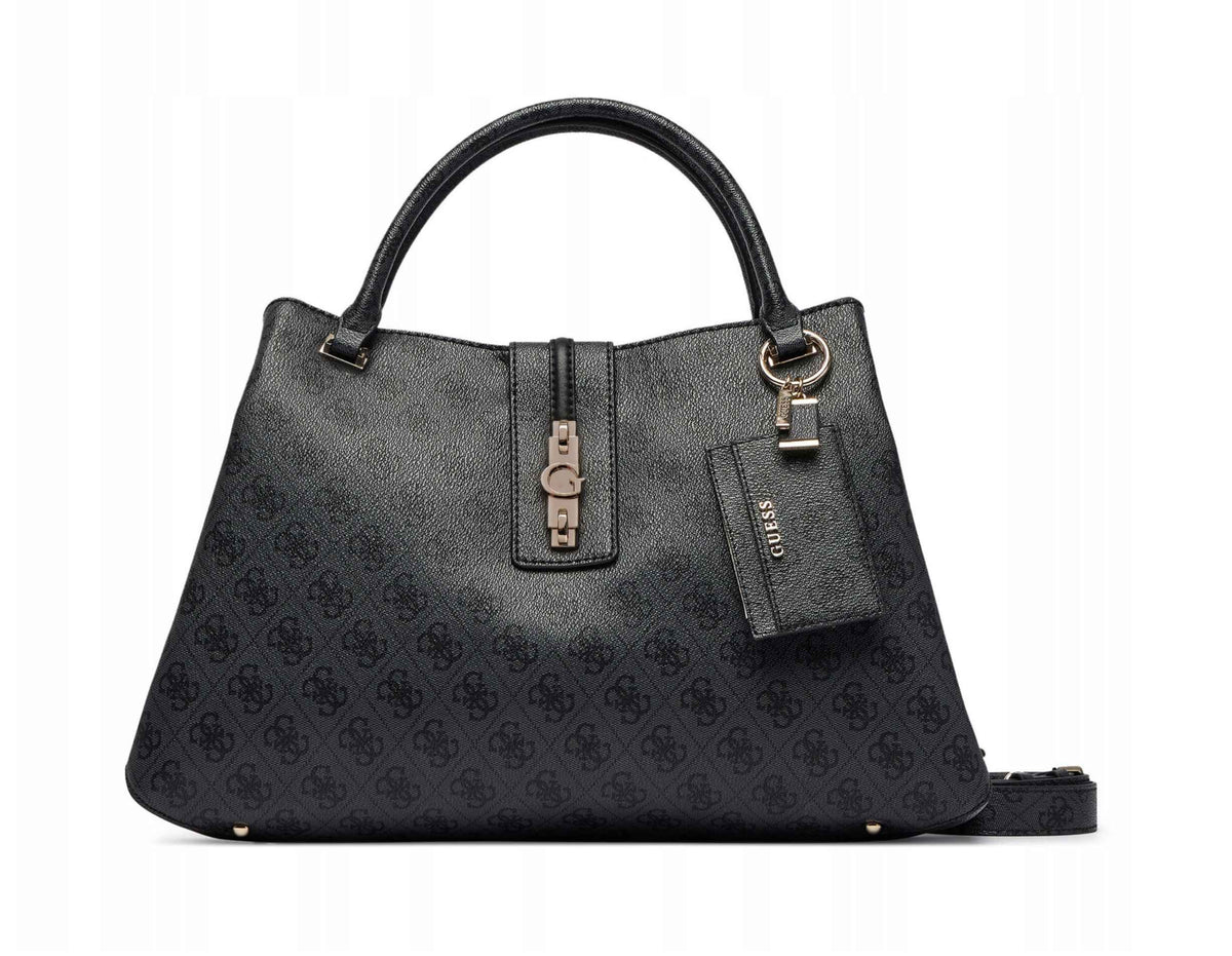 Borsa donna Guess a mano/tracolla Yvonne coal logo B27GU193 SG237822