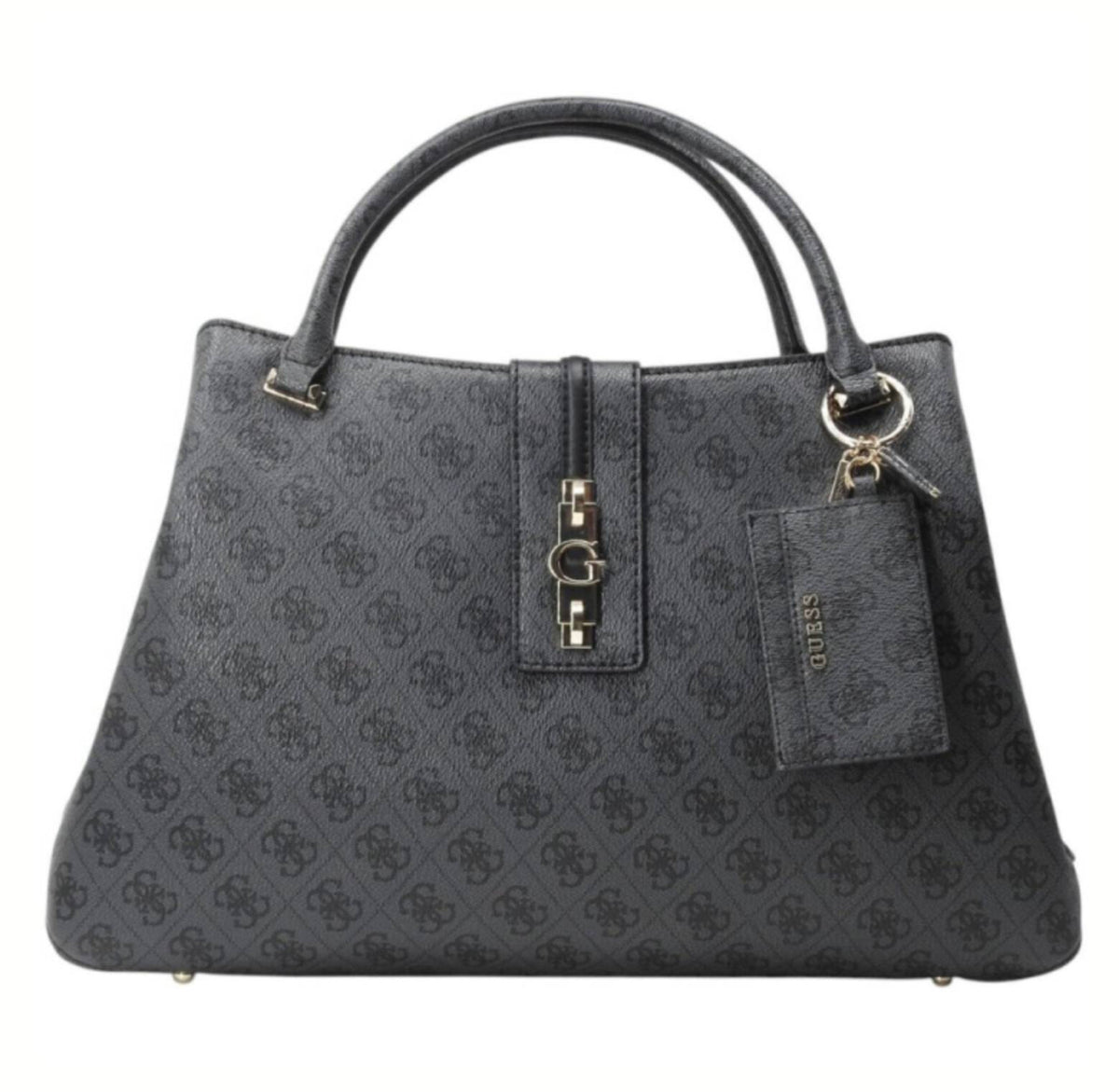 Borsa donna Guess a mano/tracolla Yvonne coal logo B27GU193 SG237822
