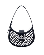 Borsa donna a mano/spalla Armani Exchange black/white B27AX39 XW002565 AF26571 MC045