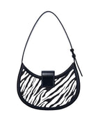 Borsa donna a mano/spalla Armani Exchange black/white B27AX39 XW002565 AF26571 MC045