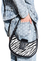 Borsa donna a mano/spalla Armani Exchange black/white B27AX39 XW002565 AF26571 MC045