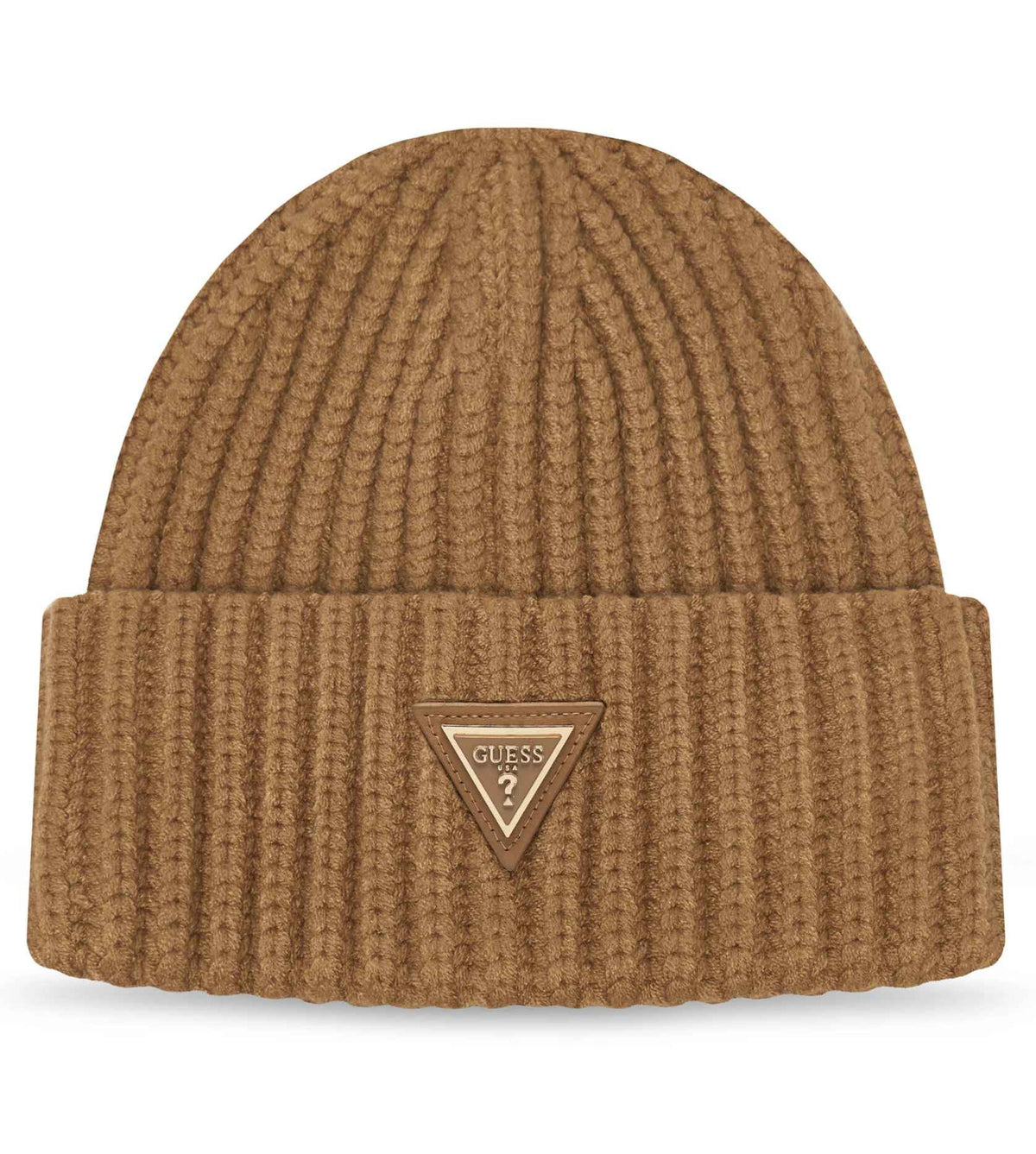 Berretto Donna Guess beanie marrone chiaro C27GU42 AW5623VIS01