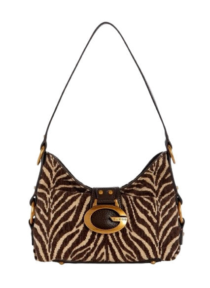 Borsa donna Guess a mano/spalla Camden mini brown B27GU207 ZB930872