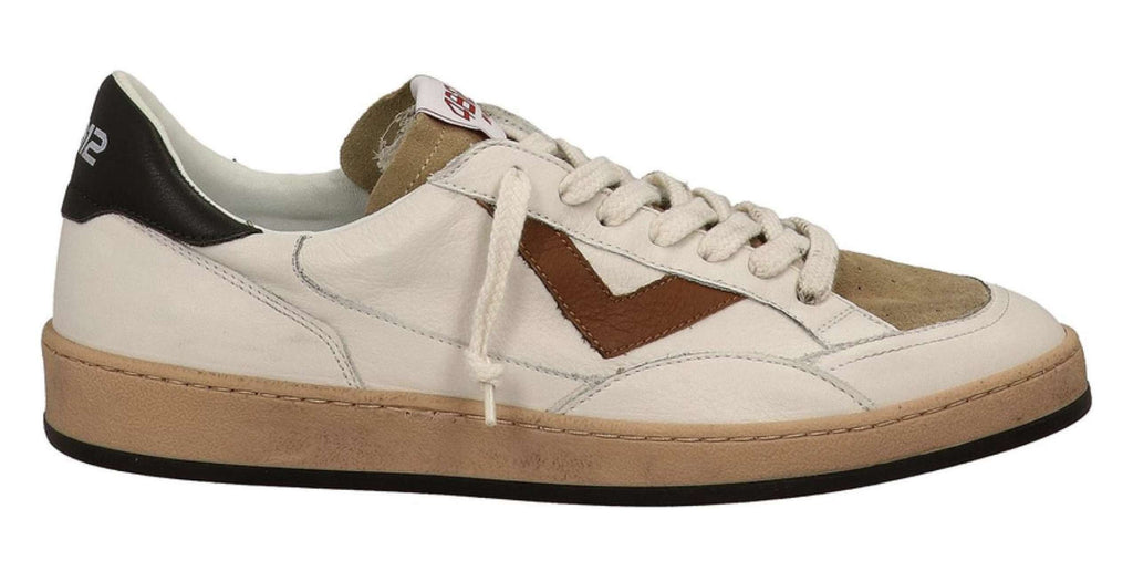 Scarpe uomo 4B12 sneakers white/ bush/ beige U27QB09 PLAYNEW-U1037