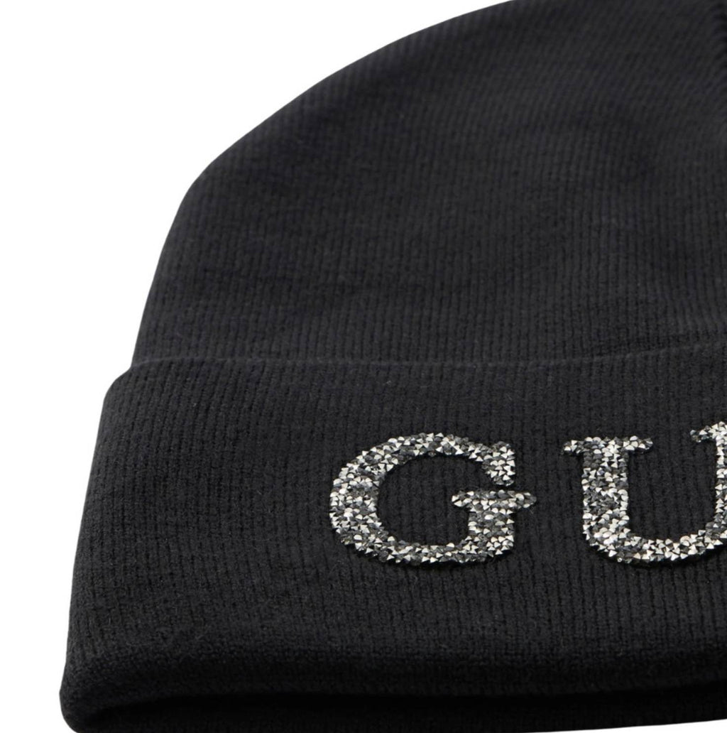 Berretto Donna Guess beanie glitter black C27GU43 AW5398POL01