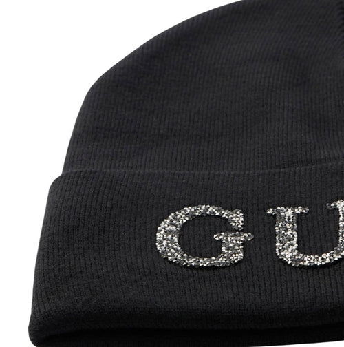 Berretto Donna Guess beanie glitter black C27GU43 AW5398POL01