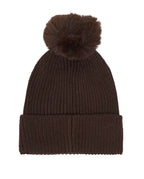 Berretto Donna Guess beanie marrone scuro C27GU46 AW5650WOL01