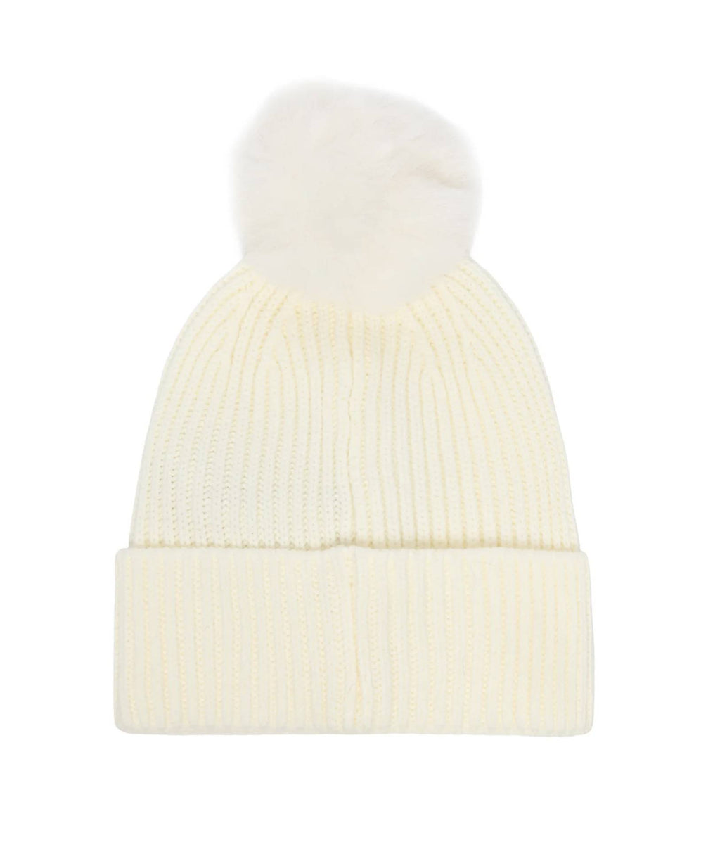 Berretto Donna Guess beanie bianco C27GU47 AW5650WOL01