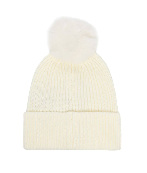 Berretto Donna Guess beanie bianco C27GU47 AW5650WOL01