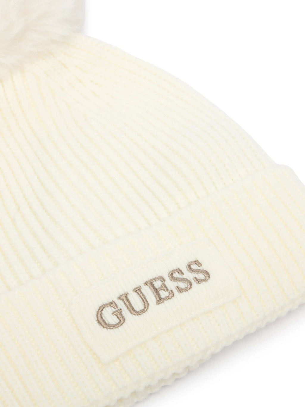 Berretto Donna Guess beanie bianco C27GU47 AW5650WOL01