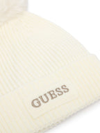 Berretto Donna Guess beanie bianco C27GU47 AW5650WOL01