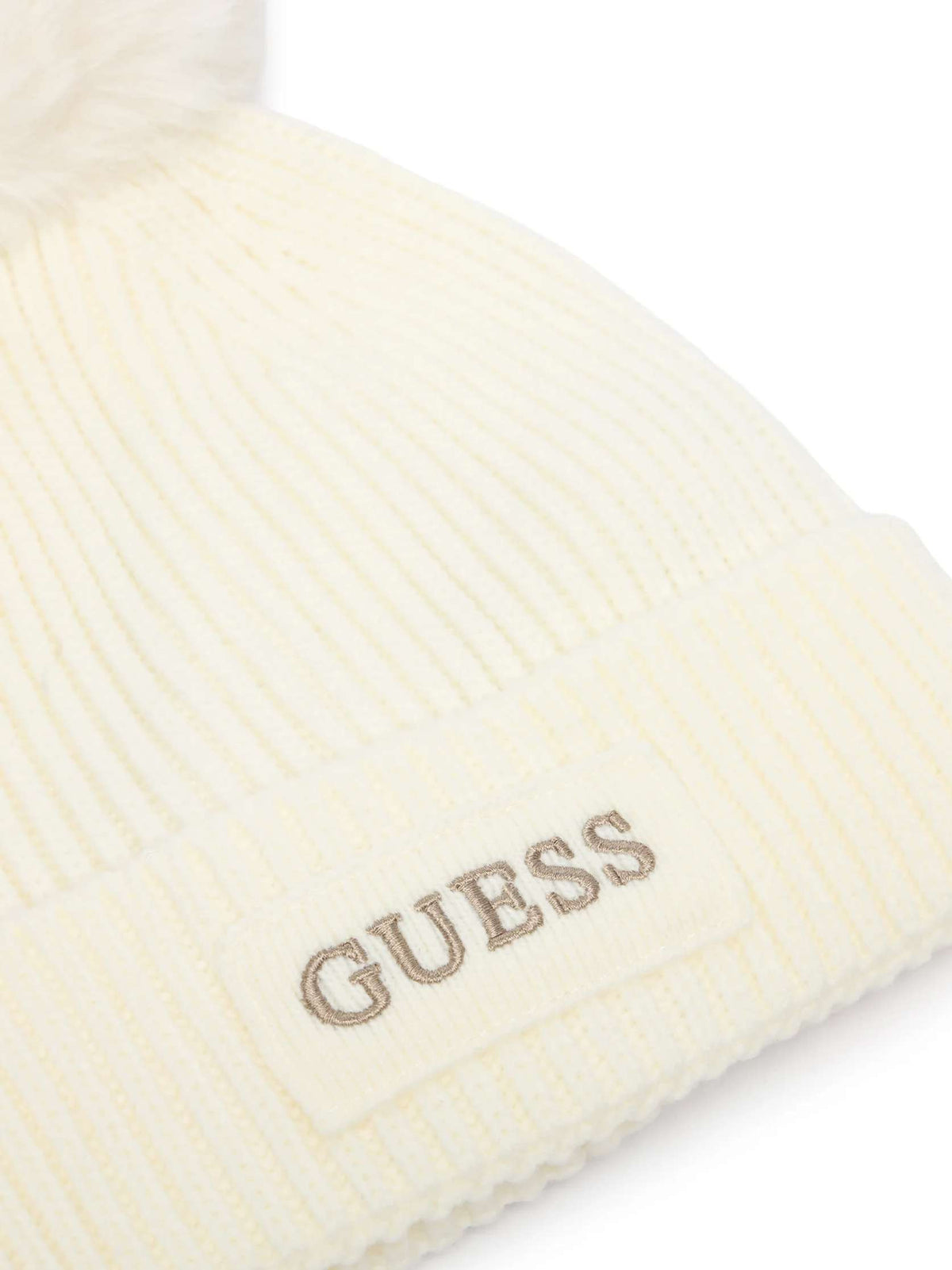 Berretto Donna Guess beanie bianco C27GU47 AW5650WOL01