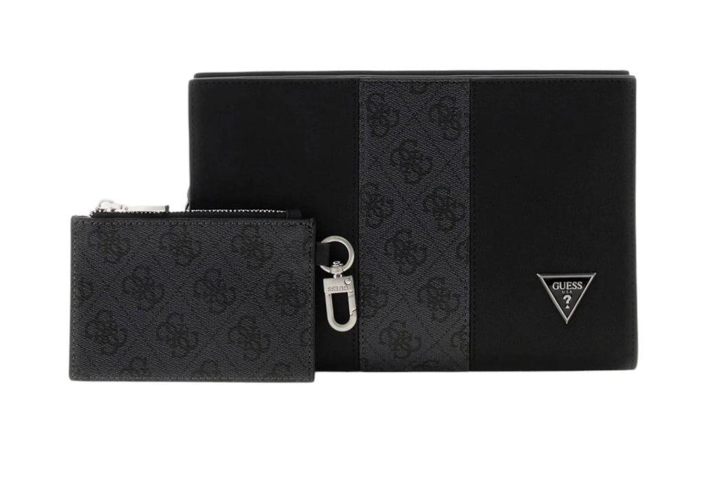 Borsa Guess tracolla uomo Sydney Crossbody Top Zip black UB27GU15 HMSYSYP6457