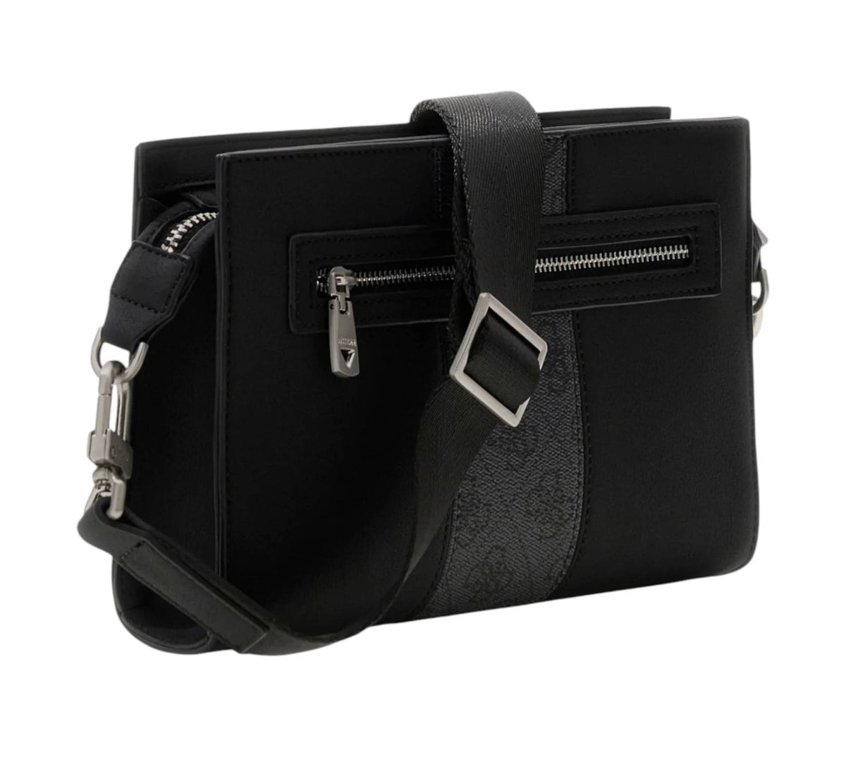 Borsa Guess tracolla uomo Sydney Crossbody Top Zip black UB27GU15 HMSYSYP6457