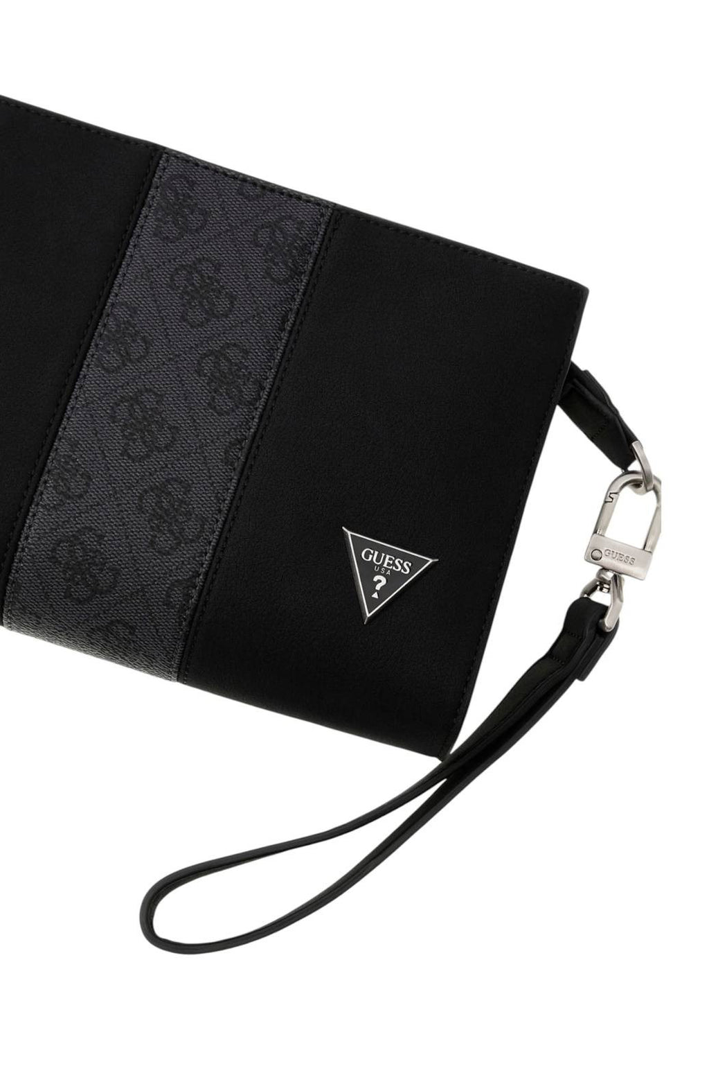 Borsa Guess tracolla uomo Sydney Crossbody Top Zip black UB27GU15 HMSYSYP6457