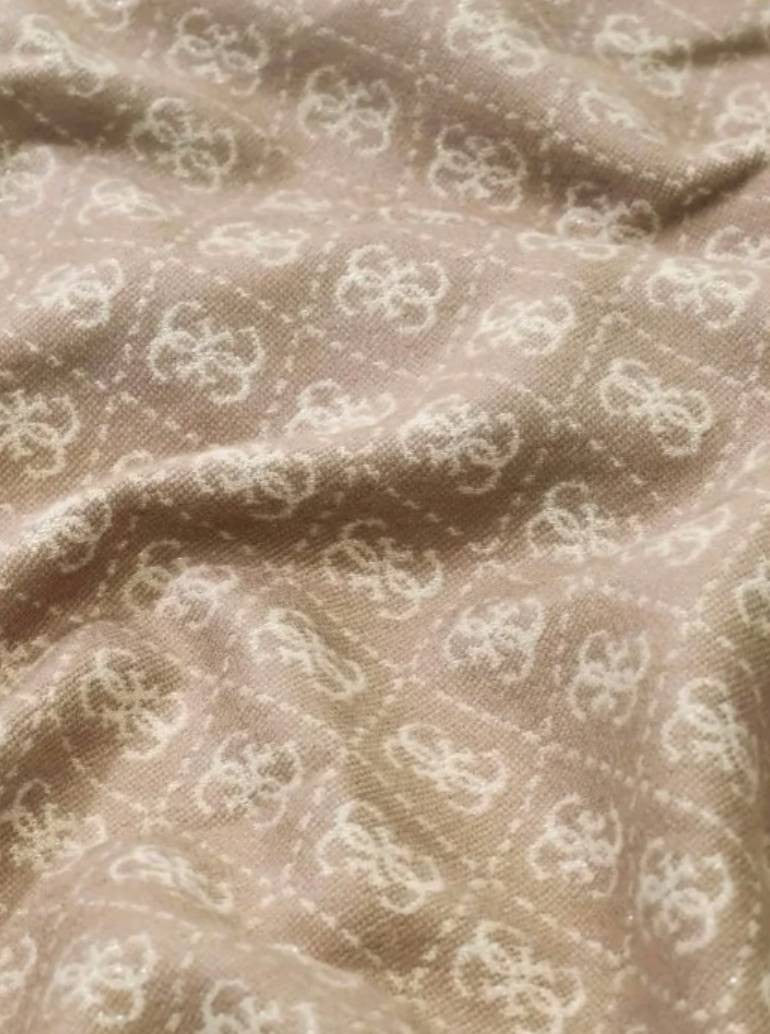 Sciarpa donna Guess beige 4G multilogo C27GU56 AW5663VIS03