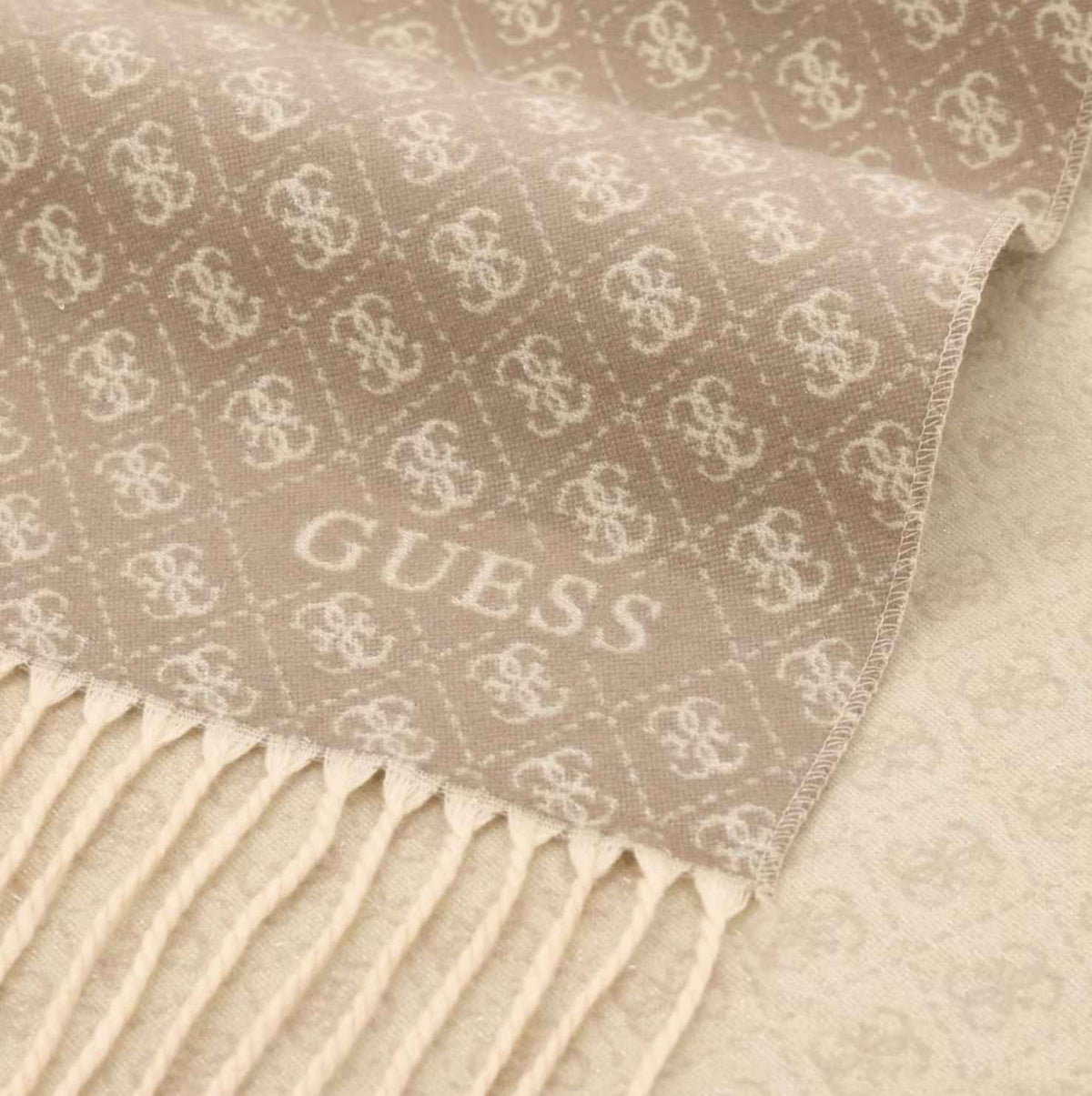 Sciarpa donna Guess beige 4G multilogo C27GU56 AW5663VIS03