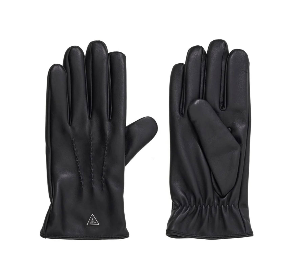 Guanti uomo Guess in vera pelle black C27GU58 AM9684POL02