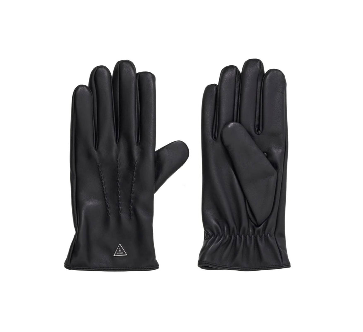 Guanti uomo Guess in vera pelle black C27GU58 AM9684POL02