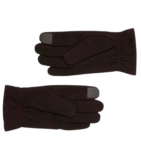 Guanti uomo Guess in vera pelle brown C27GU62 AM9685POL02