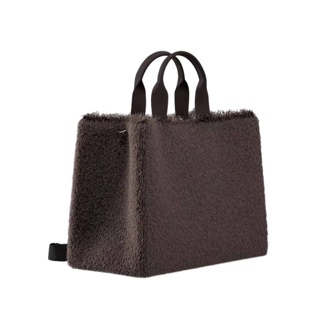 Borsa donna Liu-jo L Tote Fake Fur pelliccia sintetica t.moro B27LJ88 2F6037 E0218 00533